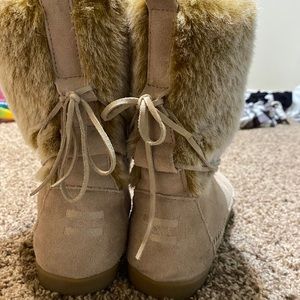 Fuzzy boots